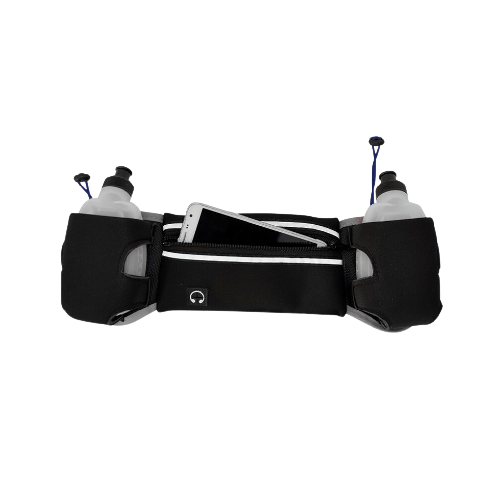 Cinto de Hidratação Neoprene Bolsa Esportiva Leve Pochete Corrida Caminhada Garrafinha de Água